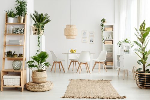 eames sandalyeli salon tasarımı