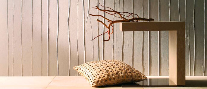 Kabartmalı duvar kağıdı.