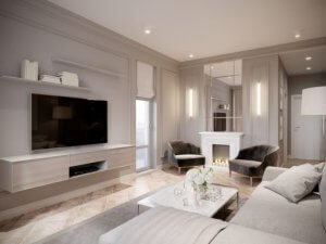 Oturma Odası İçin Tasarımcı Dekorasyonu Yapmak