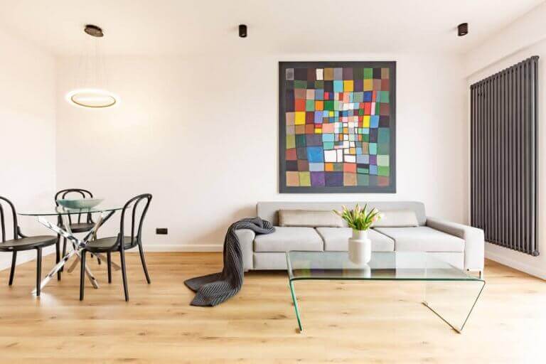 oturma odası büyük tablo