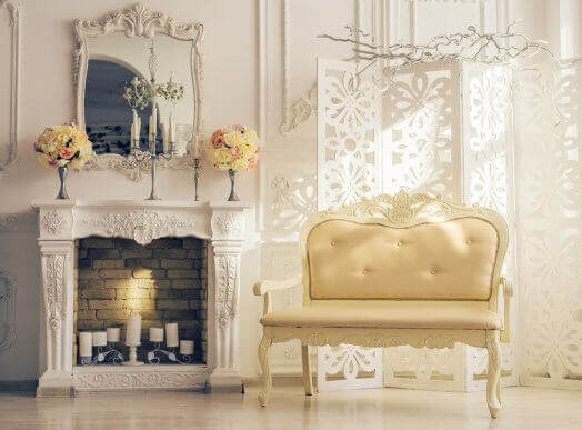 Suni şöminenizin çini farklı boyutlarda mumlarla doldurarak orijinal bir hava yaratın.