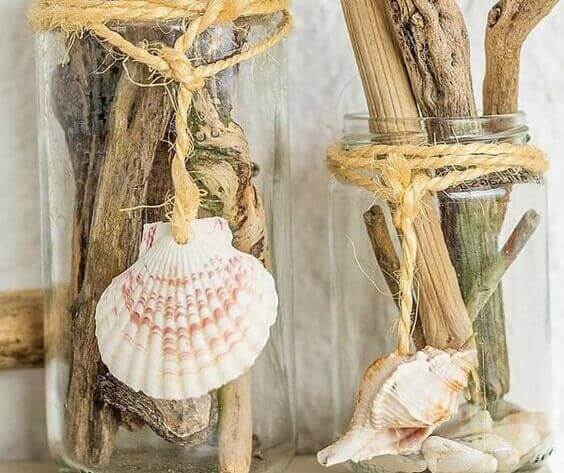 doğal aksesuarlar ile dekorasyon