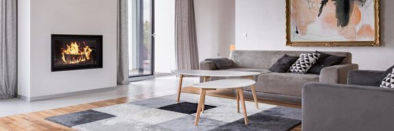 Oturma odasında odak noktası olarak kullanabileceğiniz biyo-şömine duman üretmez.