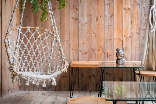 ahşap bahar terası