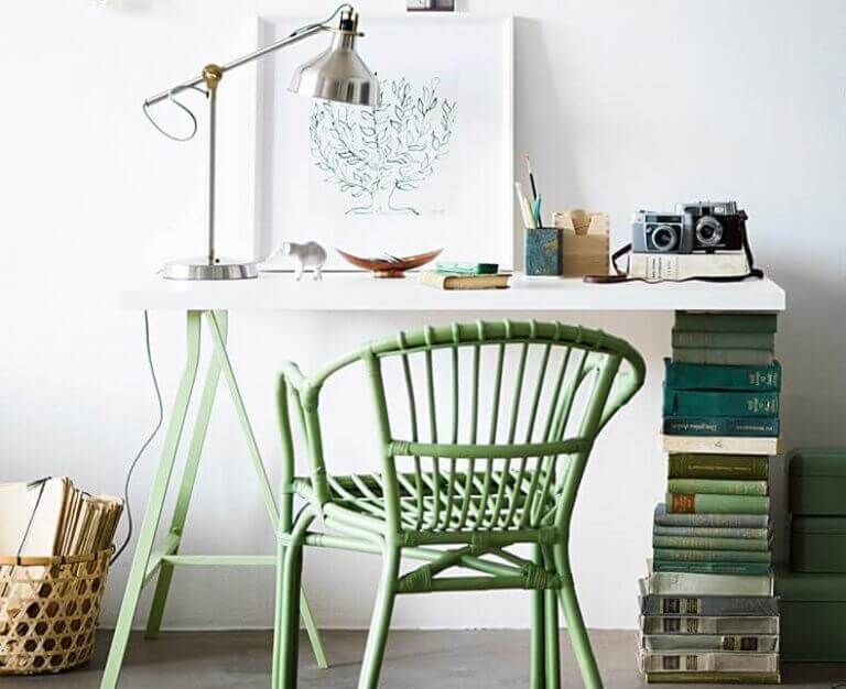 calışma masası dekoru