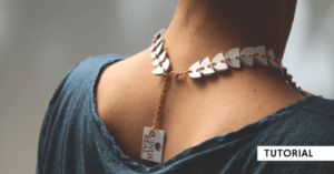 Geri dönüştürülmüş plastikten kolyeler