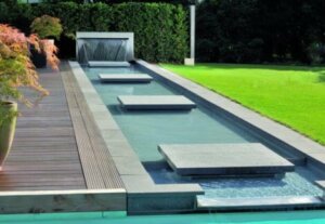 Dekoratif su kanalları için modern örnekler