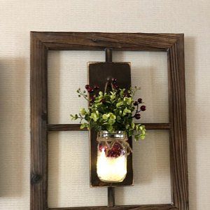 Dikdörtgen çerçeve içinde saksı fikri