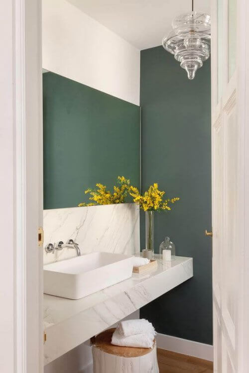 Mermer banyo tezgahları