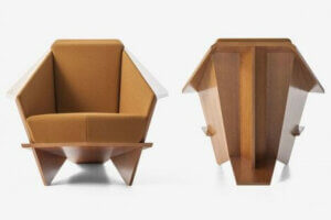Taliesin Koltuk ve geometrik tasarımı