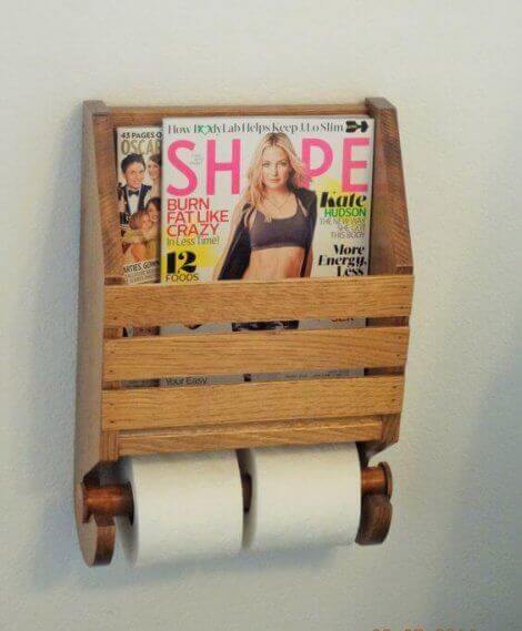 dergi rafı rulo kağıtlık