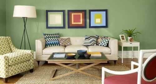 salonda renk terapisi